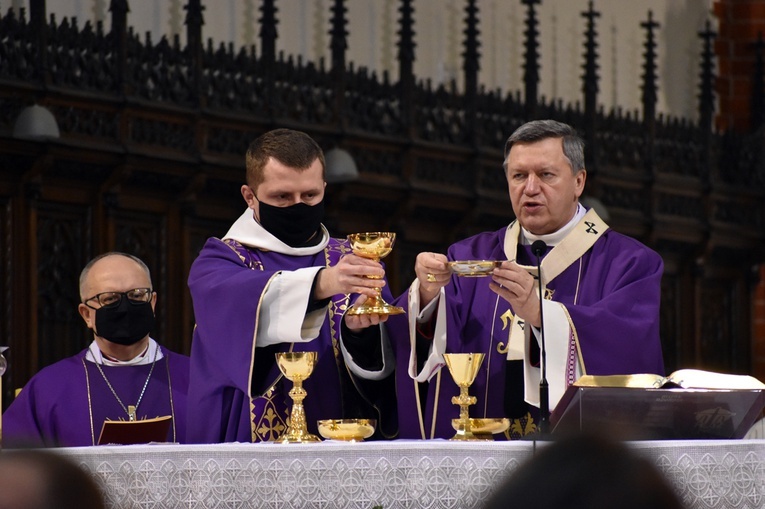 Pogrzeb śp. o. prof. Hugolina Langkammera OFM 