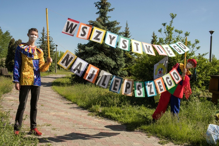 Opolski Dr Clown blisko chorych