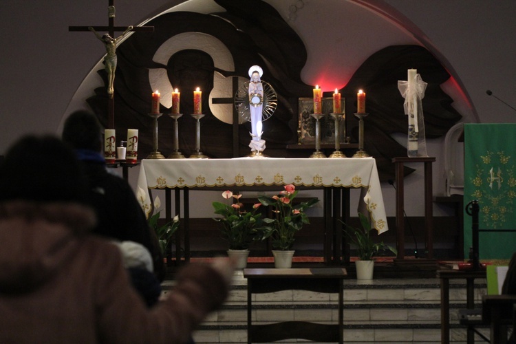 Ogień Dwóch Serc w kościele pw. Trójcy Świętej we Wrocławiu