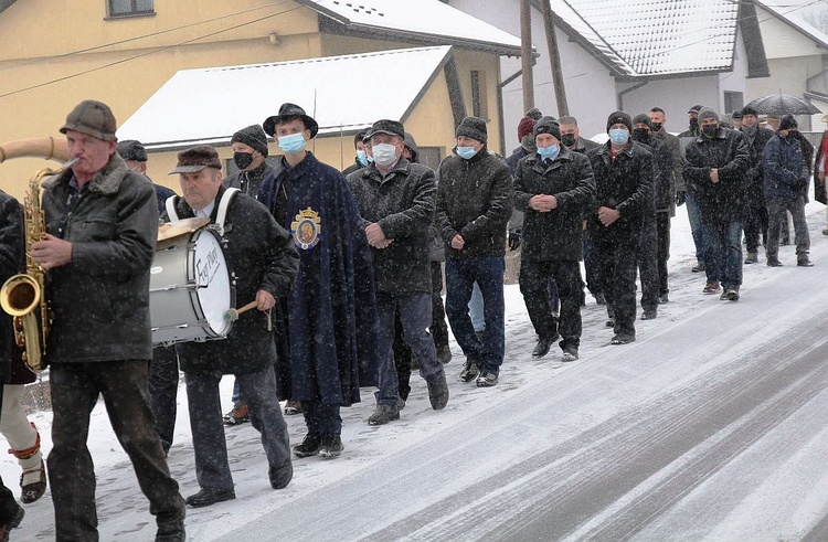 Ostatnie pożegnanie ks. prał. Jerzego Palarczyka w Jaworzynce - sobota, 6 lutego 2021 r.