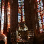 Gorzowska katedra w blasku słońca