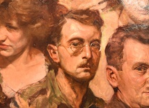 Autoportret Barbackiego. Fragment obrazu ze zbiorów Muzeum Okręgowego w Nowym Sączu.