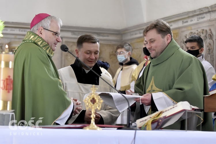 Instalacja ks. Pawła Laski na proboszcza w Sadach Górnych