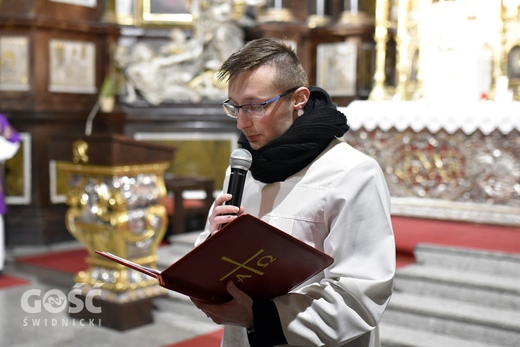 Środa Popielcowa w świdnickiej katedrze