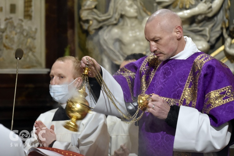 Środa Popielcowa w świdnickiej katedrze