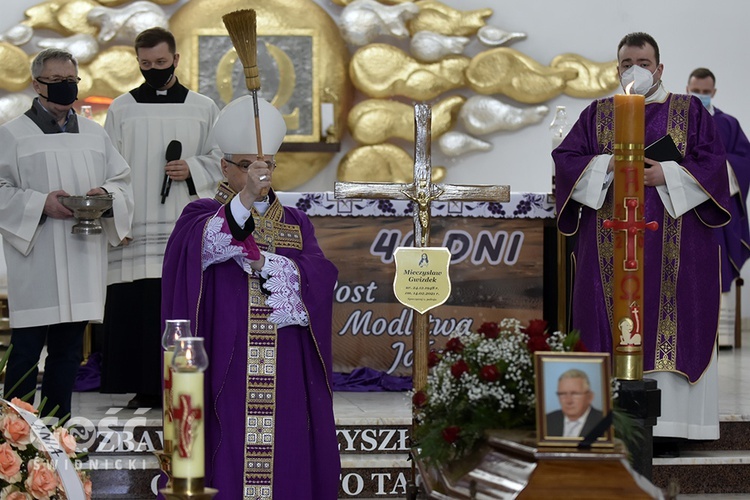 Uroczystości pogrzebowe Mieczysława Gwizdka