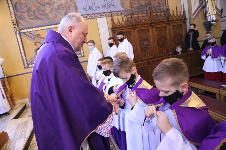 Nowi ministranci z Przyszowej