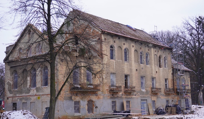 Żory. Renowacja Pałacu w Baranowicach. "Skrywał wiele niespodzianek"