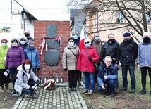 Część oficjalna przy pomniku w Tułowicach.