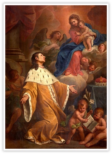 Szymon Czechowicz: Wizja św. Kazimierza olej na płótnie, ok. 1741; kolegiata św. Anny, Kraków