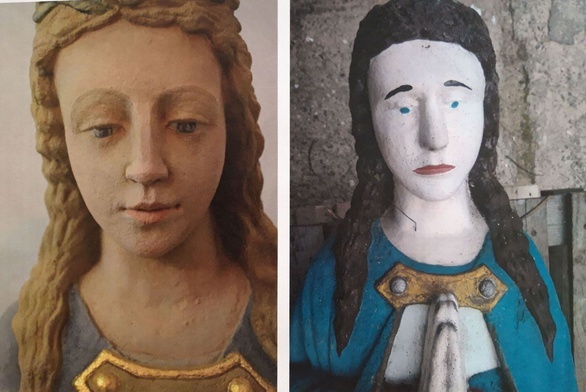 Kontrowersje wokół renowacji figury Matki Bożej