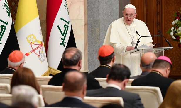 Papież w Iraku: My, wyznawcy religii abrahamowych, nie możemy zaakceptować, aby w imię religii praktykowano terroryzm