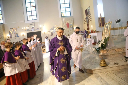 Poświęcenie witraży, drogi krzyżowej i obrazu św. Józefa