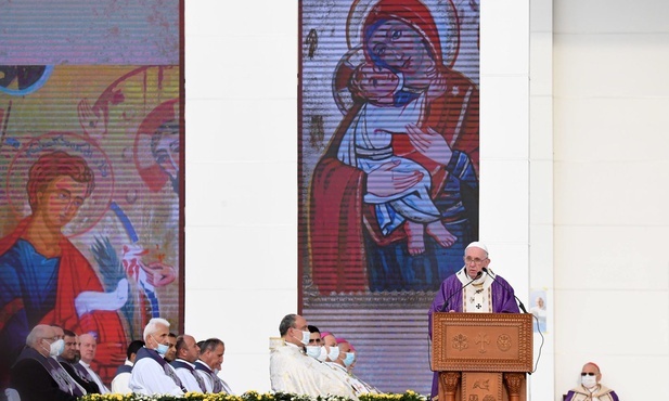 Podczas Eucharystii w Irbilu