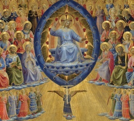 Fra Angelico, Sąd ostateczny, fragment.