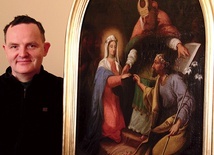 ▲	– Mam nadzieję, że niebawem nasze spotkania przekształcą się w pielgrzymki mężczyzn do naszego świętego – mówi Andrzej Lewek.