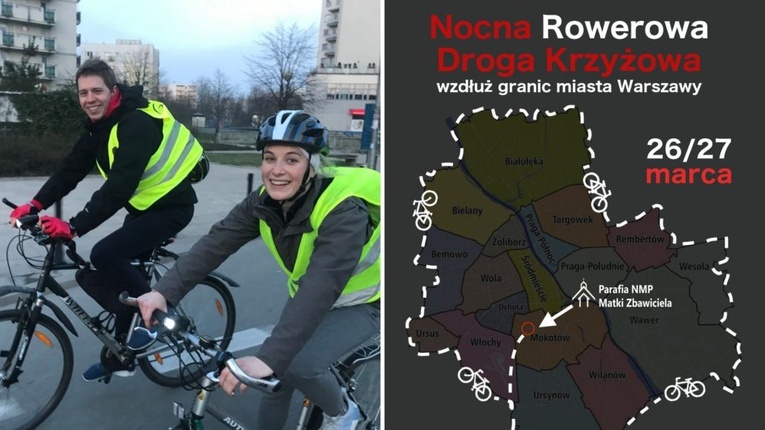 Rowerowa Droga Krzyżowa wzdłuż granic Warszawy. Do pokonania 150 km!