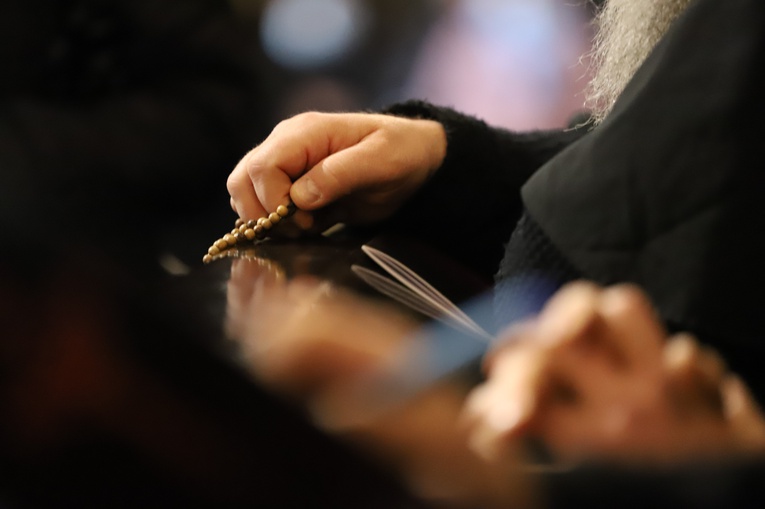 Pokutna modlitwa kapłanów w Kalwarii Zebrzydowskiej