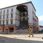 Zawalona kamienica w centrum Rybnika