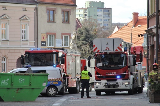 Zawalona kamienica w centrum Rybnika