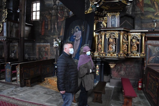 Wielkopostne zasłony w Orawce