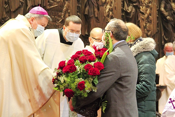 Diecezjanie pamiętali o swoim pasterzuć. 