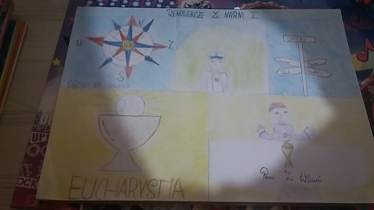 Rysunki i relacje z rekolekcji