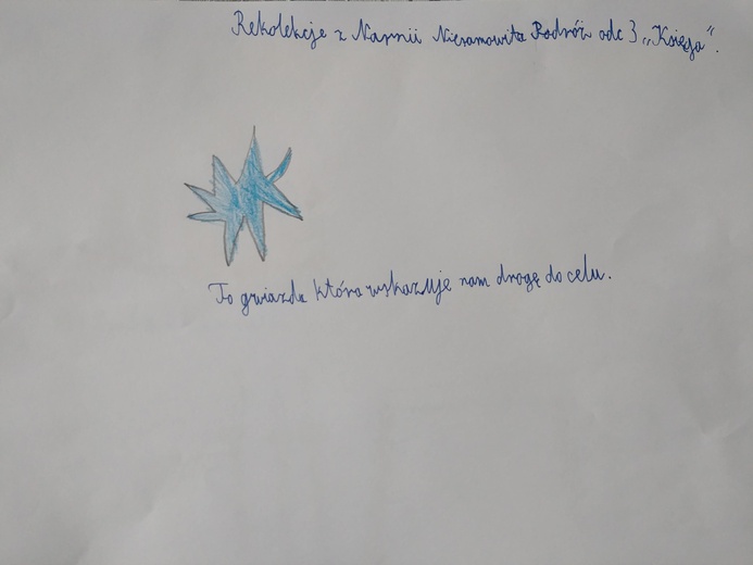 Rysunki i relacje z rekolekcji