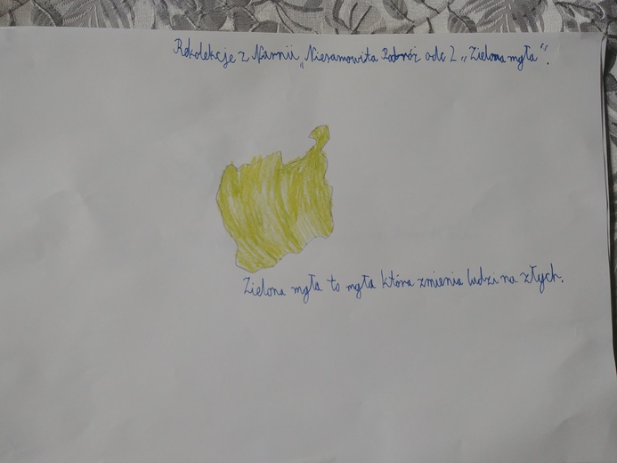 Rysunki i relacje z rekolekcji