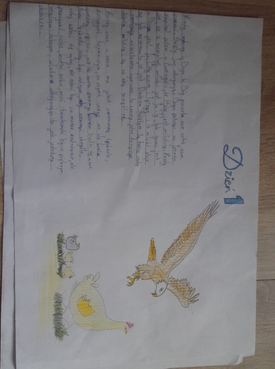 Rysunki i relacje z rekolekcji