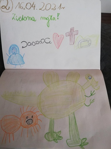 Rysunki i relacje z rekolekcji