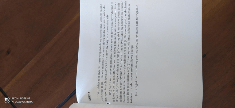 Rysunki i relacje z rekolekcji