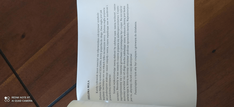 Rysunki i relacje z rekolekcji