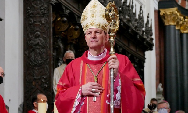 Ingres abp. Wojdy do archikatedry oliwskiej