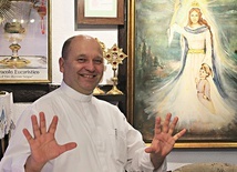 Towarzystwo Maryi Niepokalanej świętowało w grudniu dziesięciolecie. Na zdjęciu ks. Marek Skiba.