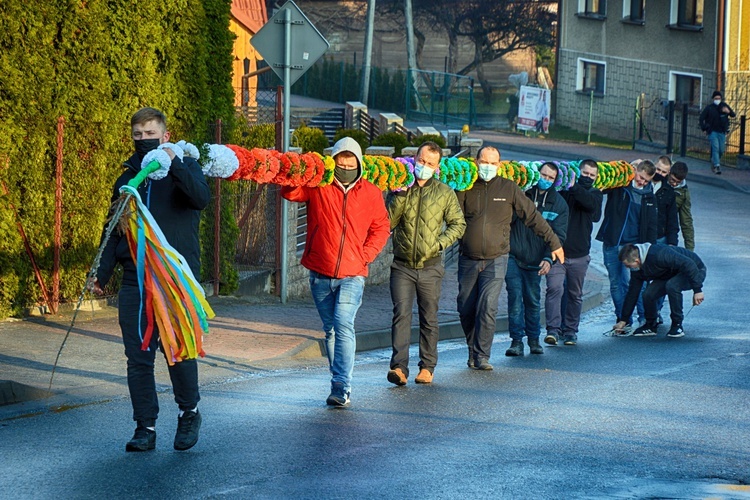 Najwyższą palmę w tym roku wykonał Andrzej Goryl z Lipnicy Górnej