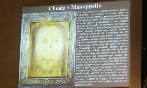 Chusta z Manopello - jedna z relikwii chrystologicznych.