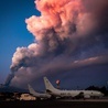 Etna podczas erupcji w 2021 roku