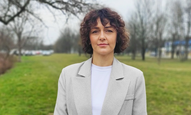 Agnieszka Tomczyk prowadzi zajęcia z emisji głosu przy ul. Samsonowicza 25 w Lublinie. 