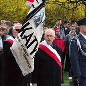  Podczas jednej z rocznic w Alei Dębów Katyńskich w Tarnowie.