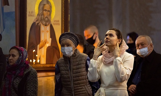 NABOŻEŃSTWO  W KOŚCIELE ZWIASTOWANIAzNAJŚWIĘTSZEJ MARII PANNY W SOKOLNIKACH.
28.03.2021 MOSKWA