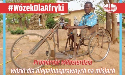 "Wózek dla Afryki" to akcja, którą prowadzi MIVA Polska 