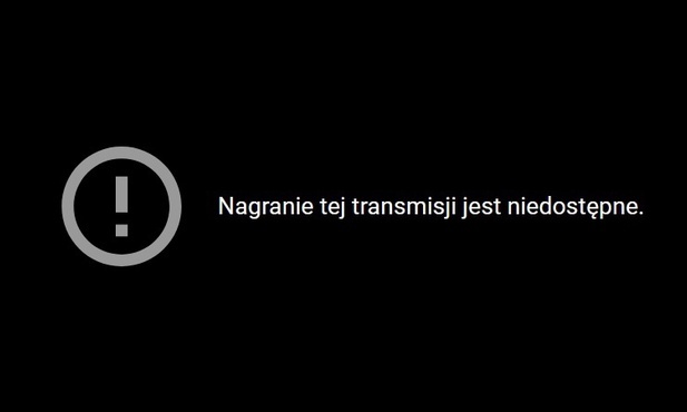 Adoracja Najświętszego Sakramentu narusza standardy Youtube?!