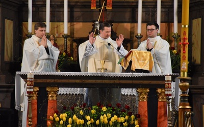 Mszy św. przewodniczył ks. Piotr Nadolski.