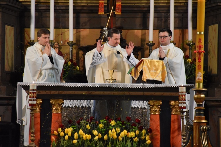 Mszy św. przewodniczył ks. Piotr Nadolski.