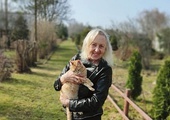 ▲	Krystyna Szydłowska najlepiej czuje się w otoczeniu przyrody.