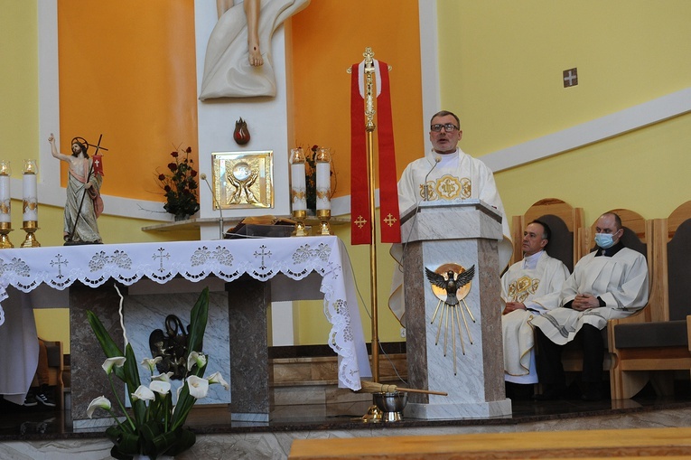 Obraz Jezusa Miłosiernego w Czarnem