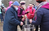 Msza św. przy kaplicy Jezusa Miłosiernego na Klimasce w Beskidzie Małym