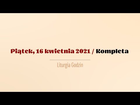 16 kwietnia - kompleta