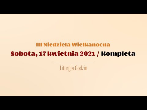 18 kwietnia - kompleta